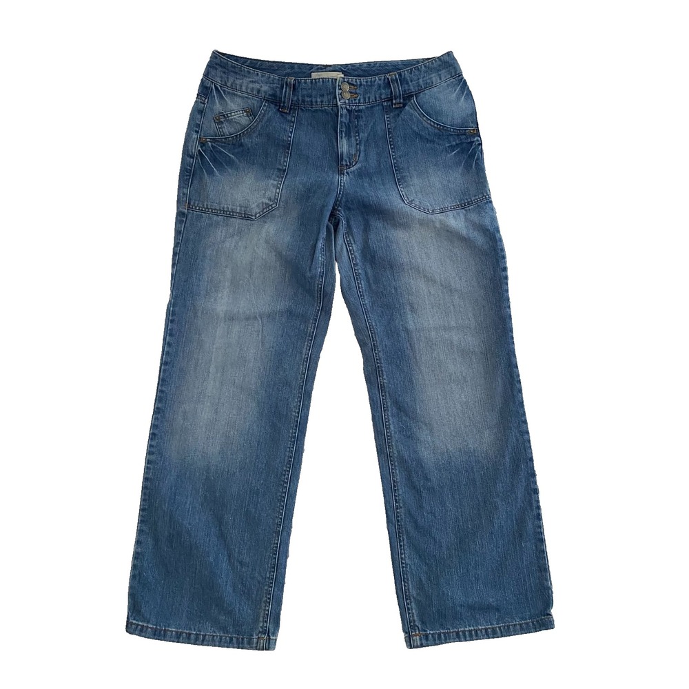 Bon'a Parte Blue Denim Jeans Size 44UE Mid Rise Straight Leg‎